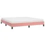 Pink velvet bed frame 180x200 cm by vidaXL, Beds and slatted bases - Ref: Foro24-346993, Price: 105,73 €, Discount: %