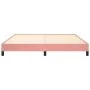 Estructura de cama de terciopelo rosa 180x200 cm de vidaXL, Camas y somieres - Ref: Foro24-346993, Precio: 102,55 €, Descuent...
