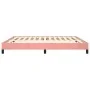 Estructura de cama de terciopelo rosa 180x200 cm de vidaXL, Camas y somieres - Ref: Foro24-346993, Precio: 102,55 €, Descuent...