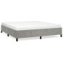 Light gray velvet bed frame 180x200 cm by vidaXL, Beds and slatted bases - Ref: Foro24-347336, Price: 136,20 €, Discount: %