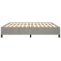 Light gray velvet bed frame 180x200 cm by vidaXL, Beds and slatted bases - Ref: Foro24-347336, Price: 136,20 €, Discount: %