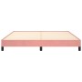 Estructura de cama de terciopelo rosa 160x200 cm de vidaXL, Camas y somieres - Ref: Foro24-346987, Precio: 104,47 €, Descuent...