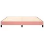 Pink velvet bed frame 160x200 cm by vidaXL, Beds and slatted bases - Ref: Foro24-346987, Price: 104,41 €, Discount: %