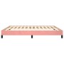 Estructura de cama de terciopelo rosa 160x200 cm de vidaXL, Camas y somieres - Ref: Foro24-346987, Precio: 104,47 €, Descuent...