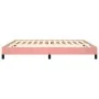 Pink velvet bed frame 160x200 cm by vidaXL, Beds and slatted bases - Ref: Foro24-346987, Price: 104,41 €, Discount: %