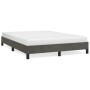 Dark gray velvet bed frame 140x200 cm by vidaXL, Beds and slatted bases - Ref: Foro24-346977, Price: 105,16 €, Discount: %