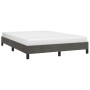 Dark gray velvet bed frame 140x200 cm by vidaXL, Beds and slatted bases - Ref: Foro24-346977, Price: 105,16 €, Discount: %