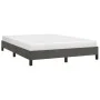 Estructura de cama de terciopelo gris oscuro 140x200 cm de vidaXL, Camas y somieres - Ref: Foro24-346977, Precio: 100,56 €, D...