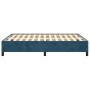 Estructura de cama de terciopelo azul 140x200 cm de vidaXL, Camas y somieres - Ref: Foro24-347328, Precio: 124,74 €, Descuent...