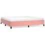 Estructura de cama de terciopelo rosa 200x200 cm de vidaXL, Camas y somieres - Ref: Foro24-347347, Precio: 121,98 €, Descuent...