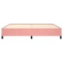 Estructura de cama de terciopelo rosa 200x200 cm de vidaXL, Camas y somieres - Ref: Foro24-347347, Precio: 114,66 €, Descuent...