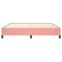 Estructura de cama de terciopelo rosa 200x200 cm de vidaXL, Camas y somieres - Ref: Foro24-347347, Precio: 121,98 €, Descuent...