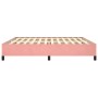 Estructura de cama de terciopelo rosa 200x200 cm de vidaXL, Camas y somieres - Ref: Foro24-347347, Precio: 114,66 €, Descuent...