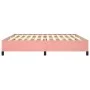 Estructura de cama de terciopelo rosa 200x200 cm de vidaXL, Camas y somieres - Ref: Foro24-347347, Precio: 121,98 €, Descuent...