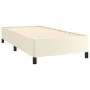 Cream synthetic leather bed frame 90x190 cm by vidaXL, Beds and slatted bases - Ref: Foro24-347223, Price: 99,43 €, Discount: %