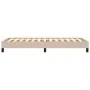 Cappuccino synthetic leather bed frame 90x200 cm by vidaXL, Beds and slatted bases - Ref: Foro24-346885, Price: 77,54 €, Disc...