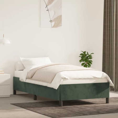 Bettgestell aus grünem Samt, 80 x 200 cm von vidaXL, Betten und Lattenroste - Ref: Foro24-347291, Preis: 90,42 €, Rabatt: %