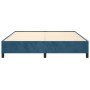 Estructura de cama de terciopelo azul 180x200 cm de vidaXL, Camas y somieres - Ref: Foro24-347340, Precio: 142,31 €, Descuent...