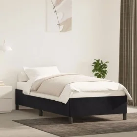 Hellgrauer Samtbettrahmen 100x200 cm von vidaXL, Betten und Lattenroste - Ref: Foro24-347308, Preis: 77,79 €, Rabatt: %