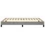 Light gray velvet bed frame 140x190 cm by vidaXL, Beds and slatted bases - Ref: Foro24-346970, Price: 108,16 €, Discount: %