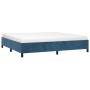 Estructura de cama de terciopelo azul 200x200 cm de vidaXL, Camas y somieres - Ref: Foro24-347346, Precio: 142,09 €, Descuent...