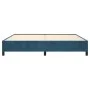 Estructura de cama de terciopelo azul 200x200 cm de vidaXL, Camas y somieres - Ref: Foro24-347346, Precio: 147,57 €, Descuent...