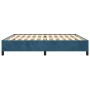 Estructura de cama de terciopelo azul 200x200 cm de vidaXL, Camas y somieres - Ref: Foro24-347346, Precio: 142,09 €, Descuent...