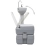 Gray Camping Portable Toilet and Pedestal Sink Set by vidaXL, Camping and hiking - Ref: Foro24-30140, Price: 360,20 €, Discou...
