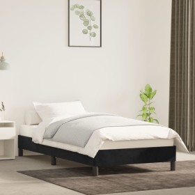 Hellgrauer Samtbettrahmen 100x200 cm von vidaXL, Betten und Lattenroste - Ref: Foro24-346960, Preis: 71,63 €, Rabatt: %