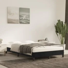 Bettgestell aus schwarzem Samt, 120 x 200 cm von vidaXL, Betten und Lattenroste - Ref: Foro24-346966, Preis: 96,85 €, Rabatt: %