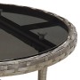 Garden table and chairs 5 pieces and black synthetic rattan cushions by vidaXL, Garden sets - Ref: Foro24-3187427, Price: 323...