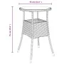 Garden table and chairs 5 pieces and black synthetic rattan cushions by vidaXL, Garden sets - Ref: Foro24-3187427, Price: 316...