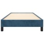 Estructura de cama de terciopelo azul 90x200 cm de vidaXL, Camas y somieres - Ref: Foro24-346956, Precio: 79,22 €, Descuento: %