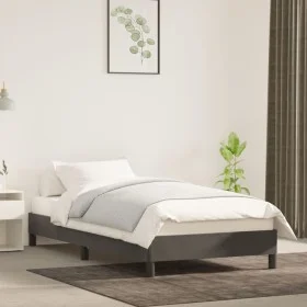 Dark gray velvet bed frame 100x200 cm by vidaXL, Beds and slatted bases - Ref: Foro24-346959, Price: 71,01 €, Discount: %