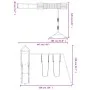 Parque infantil de exterior madera de pino impregnada de vidaXL, Columpios y estructuras de juegos - Ref: Foro24-3156957, Pre...