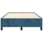 Estructura de cama de terciopelo azul 120x200 cm de vidaXL, Camas y somieres - Ref: Foro24-347316, Precio: 117,50 €, Descuent...