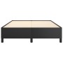 Black synthetic leather bed frame 140x190 cm by vidaXL, Beds and slatted bases - Ref: Foro24-347245, Price: 111,95 €, Discoun...