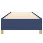 Blue fabric bed frame 90x200 cm by vidaXL, Beds and slatted bases - Ref: Foro24-347139, Price: 115,11 €, Discount: %