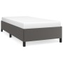 Gray synthetic leather bed frame 90x200 cm by vidaXL, Beds and slatted bases - Ref: Foro24-347231, Price: 92,44 €, Discount: %