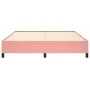 Bettgestell aus rosafarbenem Samt, 160 x 200 cm von vidaXL, Betten und Lattenroste - Ref: Foro24-347335, Preis: 124,82 €, Rab...