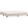 Cappuccino synthetic leather bed frame 200x200 cm by vidaXL, Beds and slatted bases - Ref: Foro24-346927, Price: 124,32 €, Di...