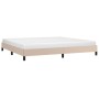 Cappuccino synthetic leather bed frame 200x200 cm by vidaXL, Beds and slatted bases - Ref: Foro24-346927, Price: 124,32 €, Di...