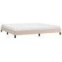 Estructura de cama de cuero sintético capuchino 200x200 cm de vidaXL, Camas y somieres - Ref: Foro24-346927, Precio: 122,60 €...