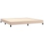 Cappuccino synthetic leather bed frame 200x200 cm by vidaXL, Beds and slatted bases - Ref: Foro24-346927, Price: 124,32 €, Di...