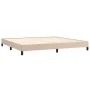 Estructura de cama de cuero sintético capuchino 200x200 cm de vidaXL, Camas y somieres - Ref: Foro24-346927, Precio: 122,60 €...