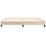 Cappuccino synthetic leather bed frame 200x200 cm by vidaXL, Beds and slatted bases - Ref: Foro24-346927, Price: 124,32 €, Di...