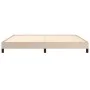 Estructura de cama de cuero sintético capuchino 200x200 cm de vidaXL, Camas y somieres - Ref: Foro24-346927, Precio: 122,60 €...