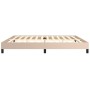 Cappuccino synthetic leather bed frame 200x200 cm by vidaXL, Beds and slatted bases - Ref: Foro24-346927, Price: 124,32 €, Di...