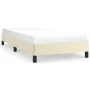Cream synthetic leather bed frame 80x200 cm by vidaXL, Beds and slatted bases - Ref: Foro24-346870, Price: 73,22 €, Discount: %