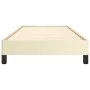 Cream synthetic leather bed frame 80x200 cm by vidaXL, Beds and slatted bases - Ref: Foro24-346870, Price: 73,22 €, Discount: %